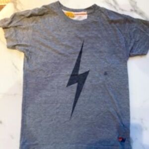 AVIATOR NATION KID'S BOLT TEE - HEATHER GREY